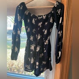 Hollister floral romper